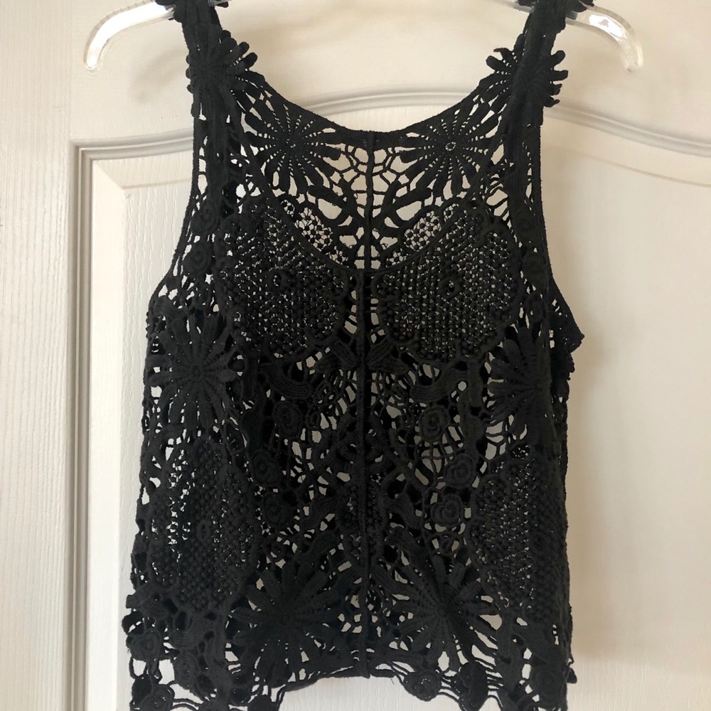 Lace Appliqué Top